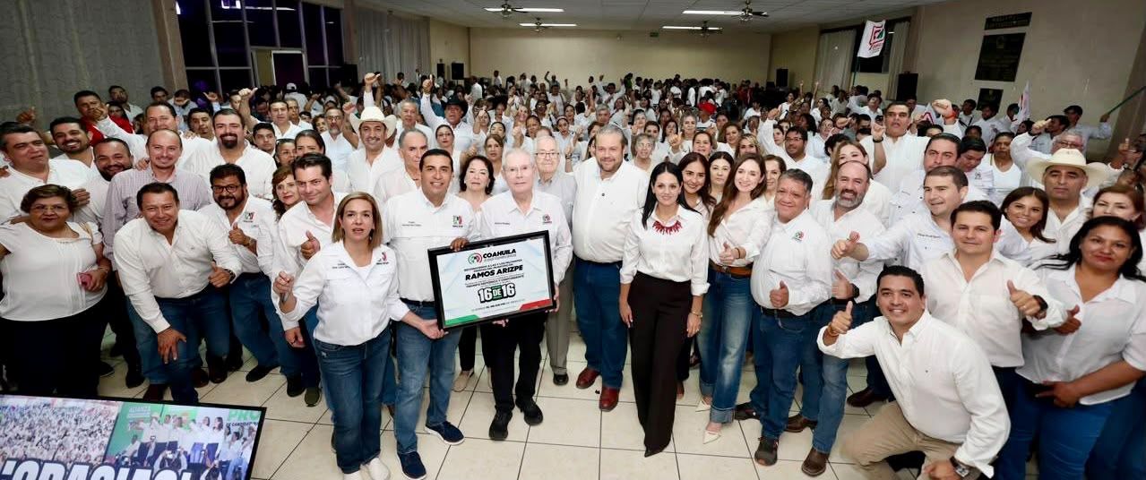 Reconoce PRI Coahuila a su militancia en Ramos Arizpe