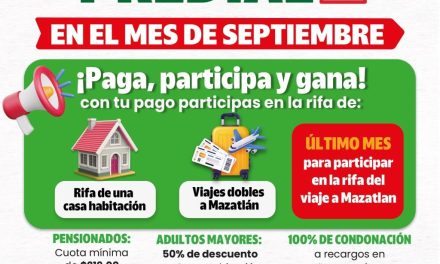 Gobierno de Monclova invita a aprovechar septiembre para pagar el predial