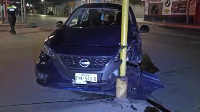 Saltillo: Maniobra sin tener precaución, ebrio dejó cuantiosos daños