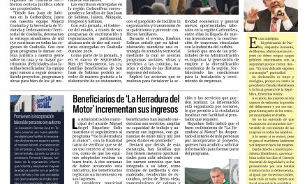 Portada RCG Lagunera [19 de septiembre de 2026] Detona Manolo Jiménez entrega de escrituras en todas las regiones; beneficiarios de ‘La Herradura del Motor’ incrementan sus ingresos y más…