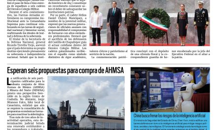 Portada RCG Nacional e Internacional [14 de septiembre de 2026] Fuerzas Armadas refrendaron su compromiso por la seguridad de México; esperan seis propuestas para compra de AHMSA y más…
