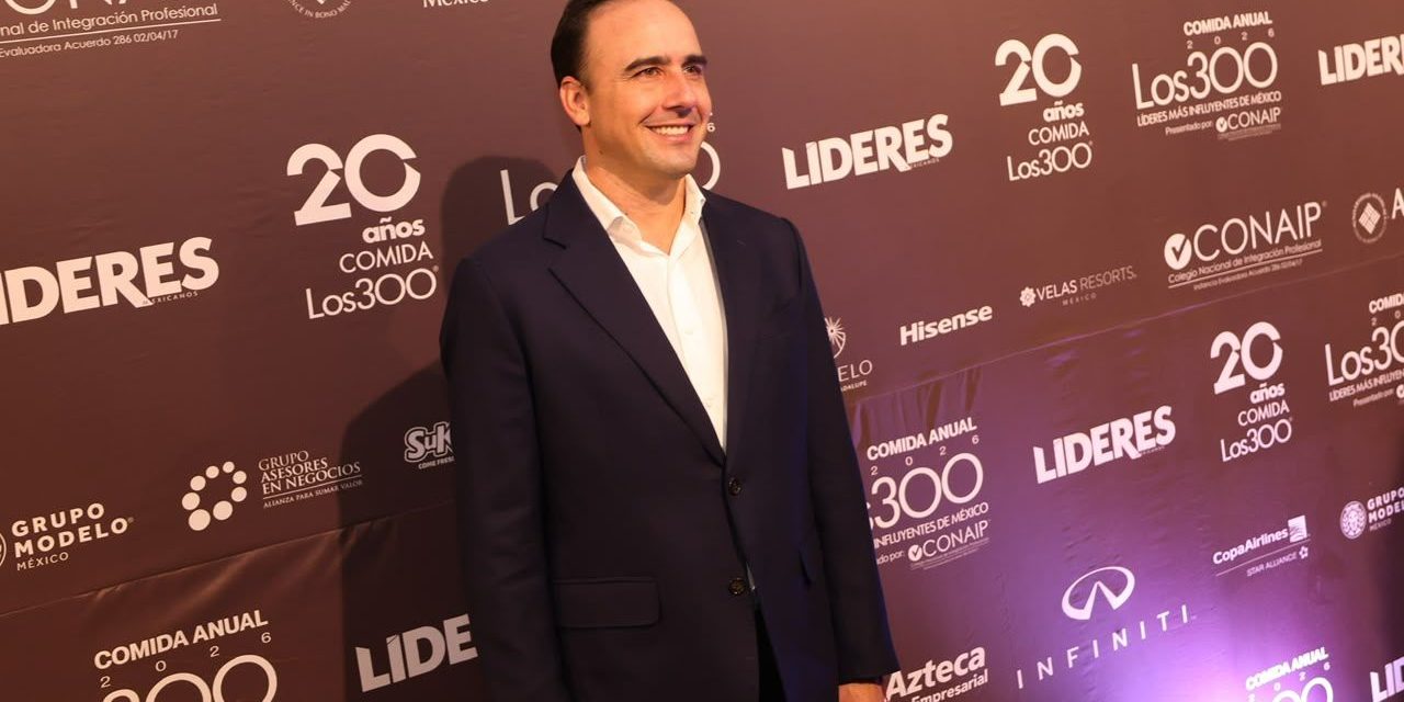 Manolo Jiménez entre los líderes más influyentes de México