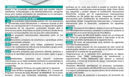 Cierra la convocatoria para la Beca de Internacionalización 2026 del Instituto Municipal de la Juventud