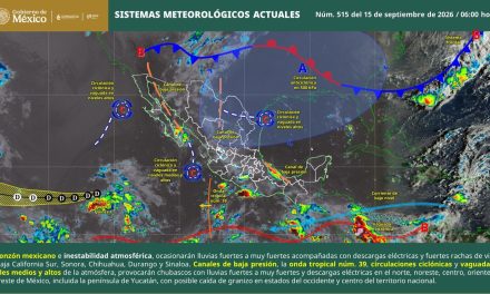 Lluvias y rachas de viento estarán presentes en Coahuila
