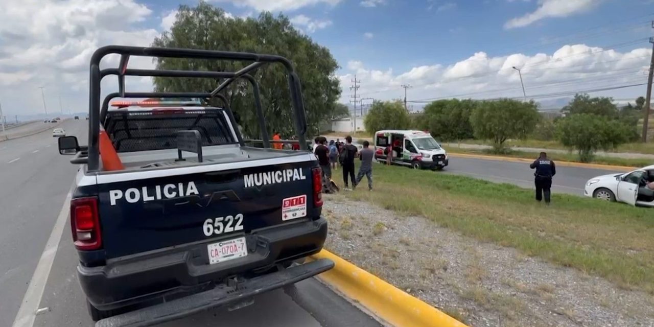Conductor huye tras provocar accidente