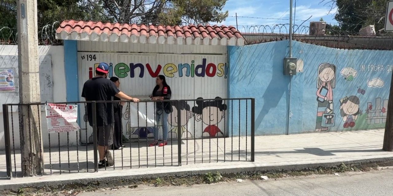 Dejan a jardín de niños sin luz y agua en Saltillo