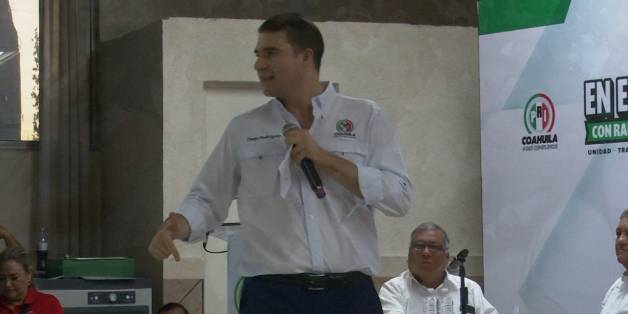 El PRI es un partido de resultados, afirma Diego Rodríguez