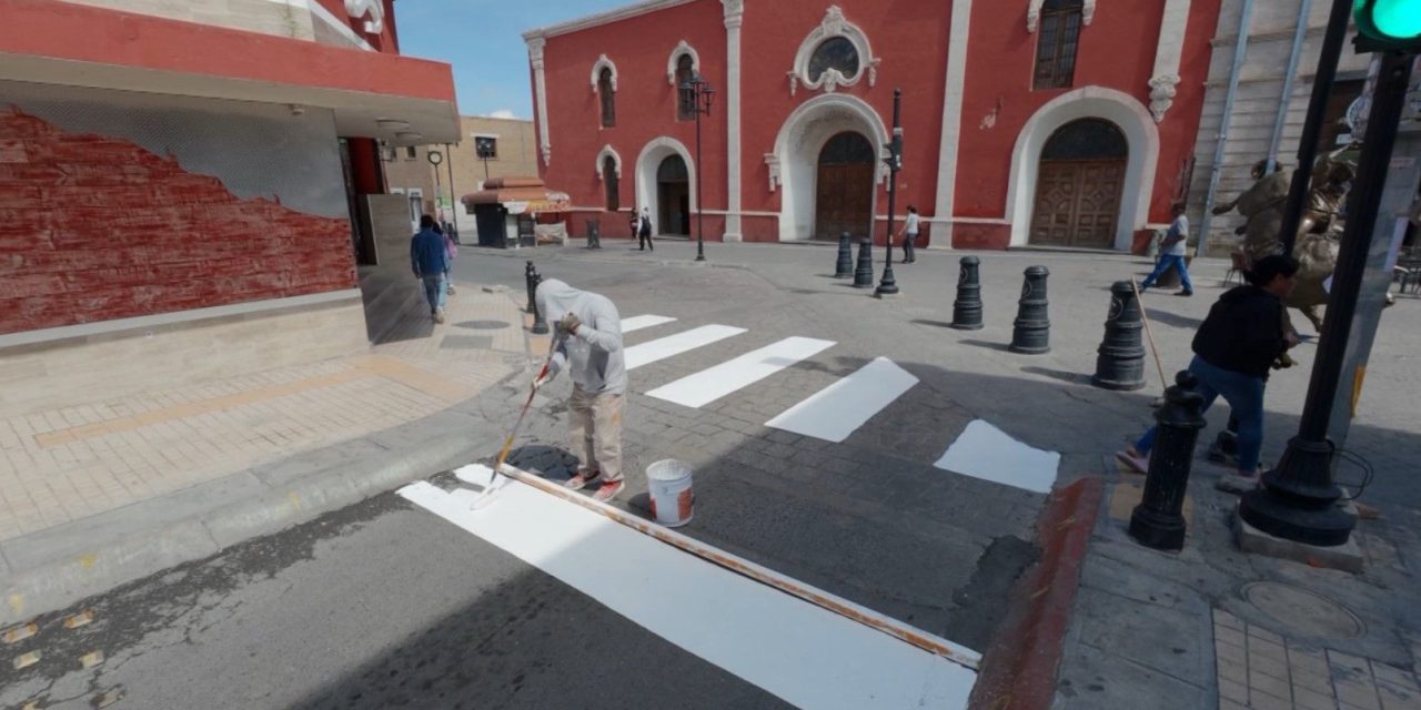 Incrementa Javier Díaz seguridad vial en el Centro de Saltillo