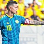 James Rodríguez con la Selección de Colombia