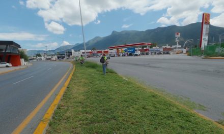 Javier Díaz atiende de manera integral el bulevar Emilio Arizpe al sur de Saltillo