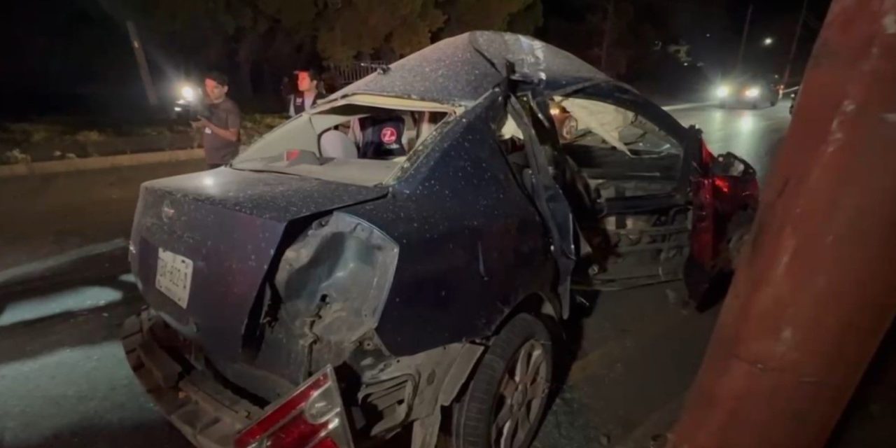 Joven ebrio provoca accidente en Saltillo
