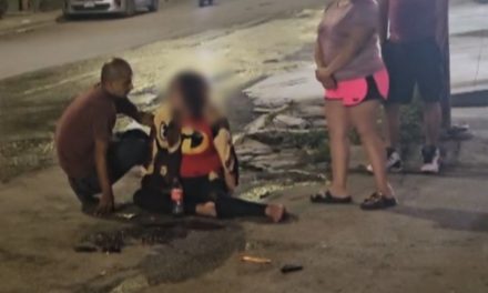 Abandonan a su suerte a pareja luego de ser embestidos por camioneta en la Nueva Tlaxcala
