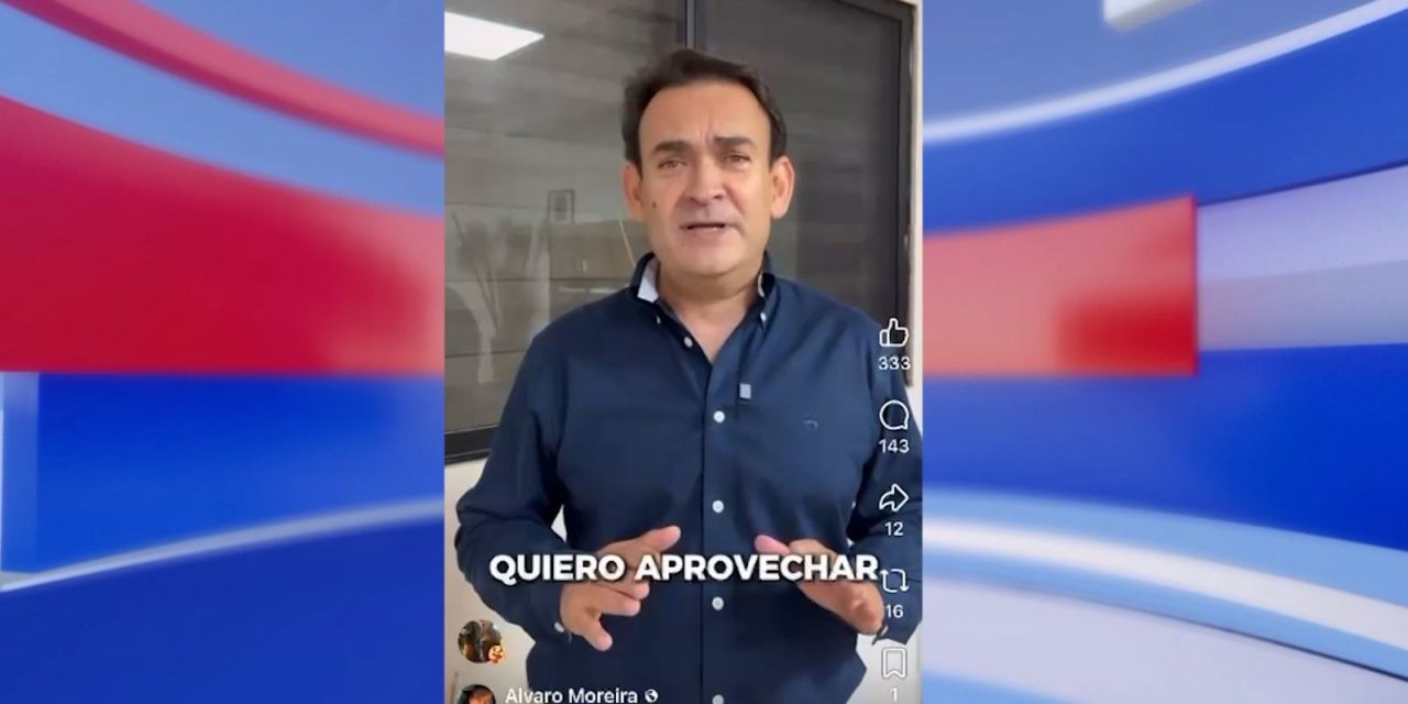 Manda mensaje Álvaro Moreira Valdés; dijo estar recuperado