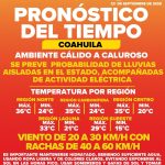 Temperatura da tregua en Coahuila