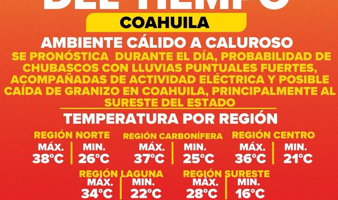 Calor y sin lluvia en el sureste de Coahuila