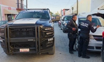 Roban exhibidor en pleno centro de Parras
