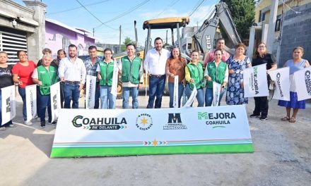 Alcalde arranca y supervisa obras del Plan de Inversión Prendamos Monclova