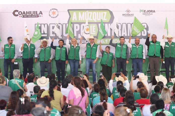 Programa ‘En Equipo le Entramos’ llega a Múzquiz