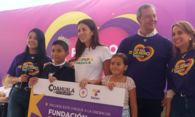 Gobierno de Coahuila dona nueve millones de pesos al Teletón 2026