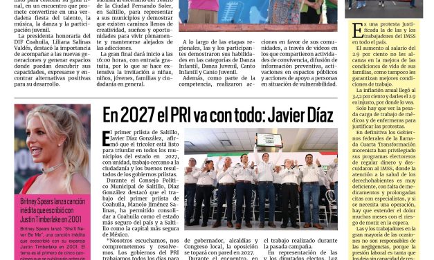 Portada RCG Media [11 de octubre de 2026] Lista gran final del concurso ‘Vive Libre Sin Drogas’; Familias de Analco celebran cambios de la Plaza Texcoco y más…