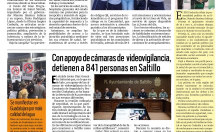 Portada RCG Media [12 de octubre de 2026] Fortalece Coahuila la atención a la salud mental en todo el estado; con apoyo de cámaras de videovigilancia, detienen a 841 personas en Saltillo y más…