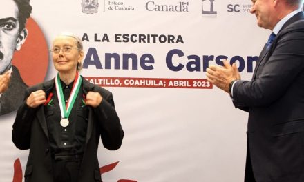 Coahuila celebra el Premio Nobel de Literatura otorgado a Anne Carson