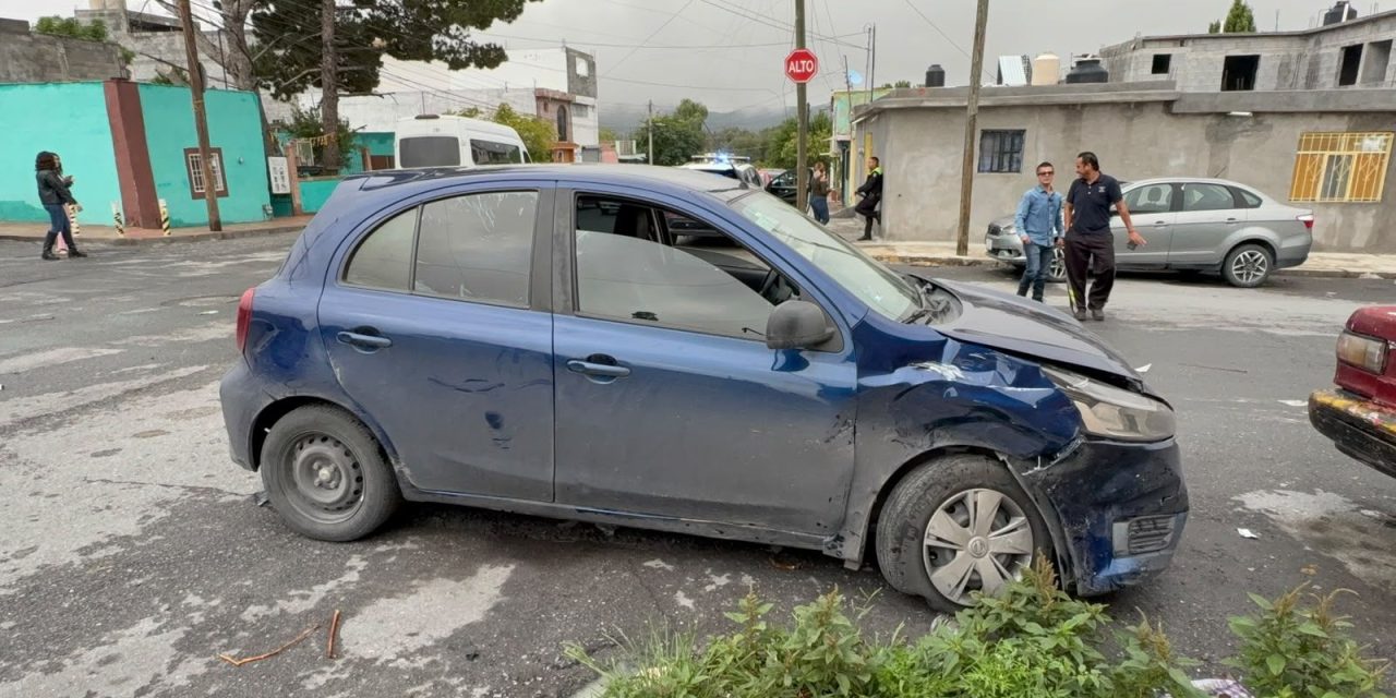 Por no hacer alto, auto sufre accidente en la Bellavista