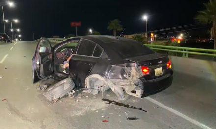 Acelerado provoca fuerte accidente en Saltillo