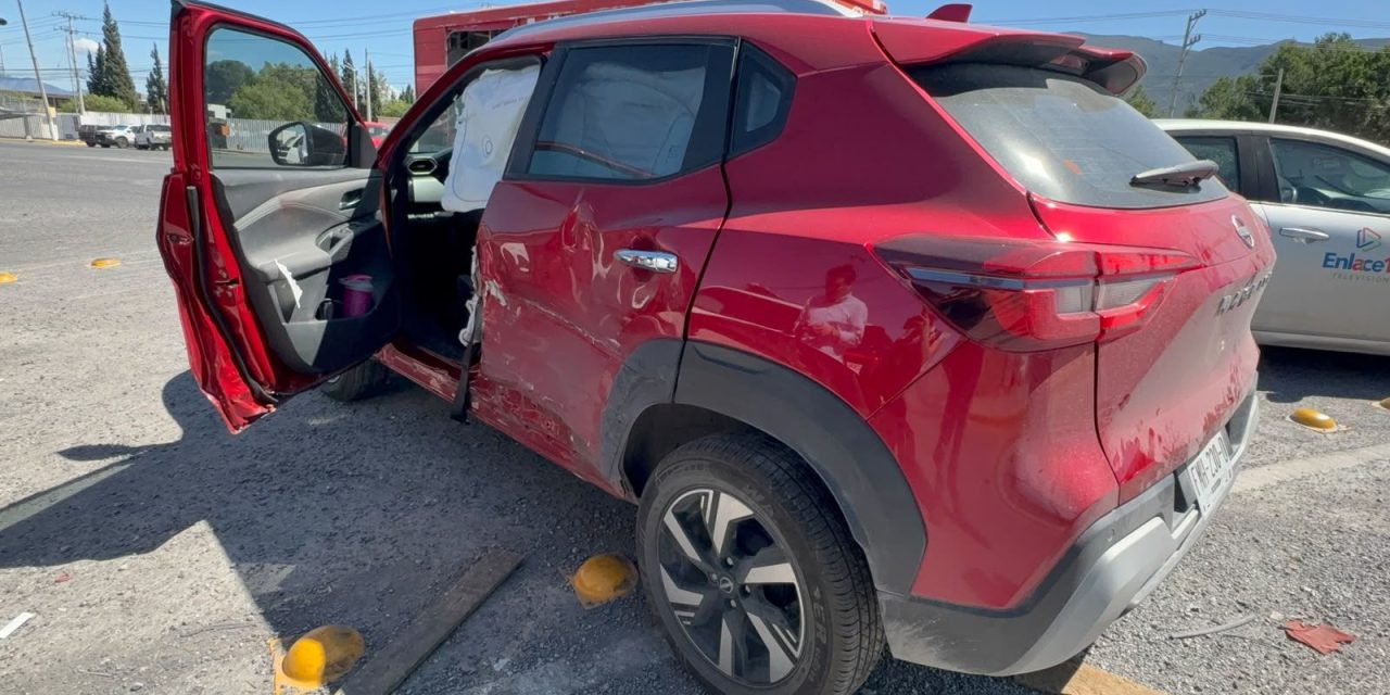 Joven resulta lesionada tras accidente al sur de Saltillo