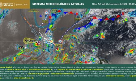 Se esperan lluvias y posibles torbellinos para hoy en Coahuila