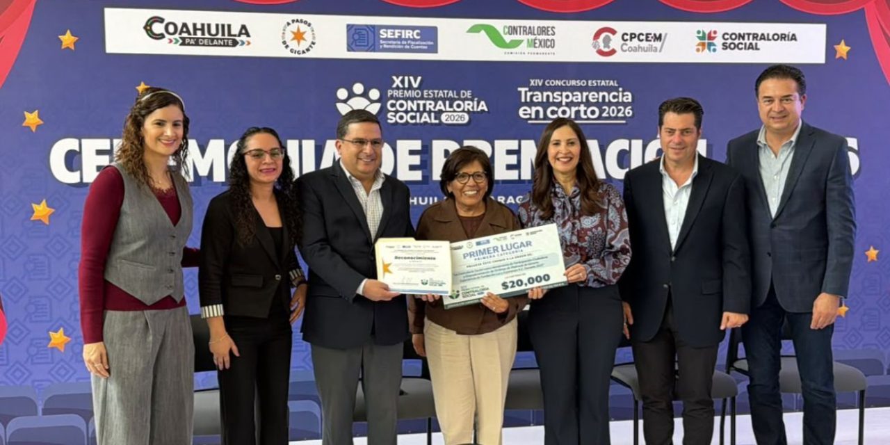 Premian proyectos de Contraloría Social y Transparencia en Corto 2026