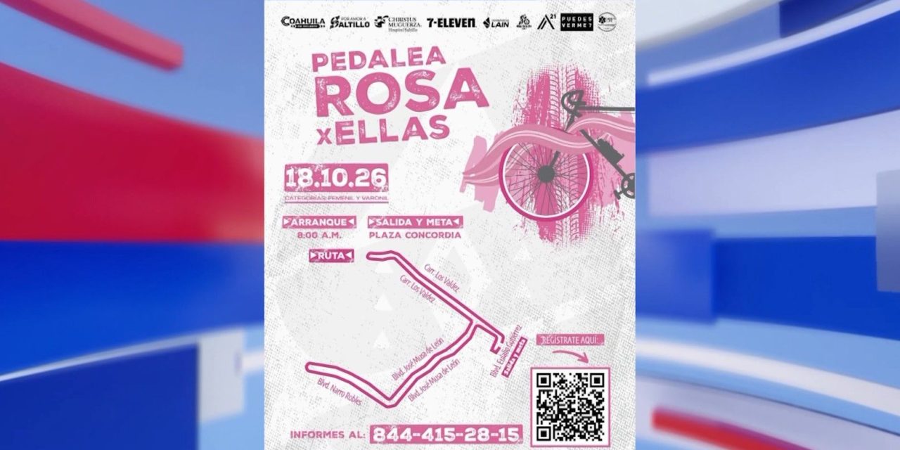 Es este domingo el ‘Pedalea Rosa por Ellas’