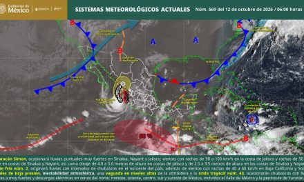 Prevén lluvias intensas y descenso de temperaturas en Coahuila por frente frío número 2