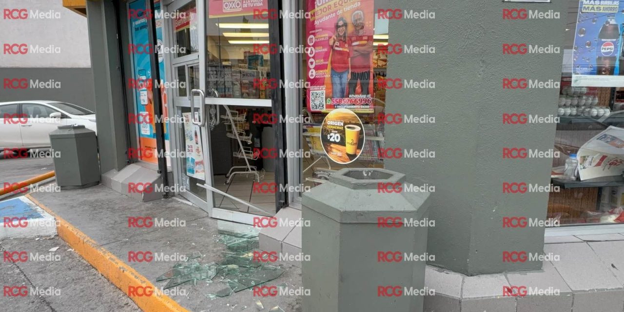 Dan ‘cristalazo’ a tienda en la colonia Bellavista