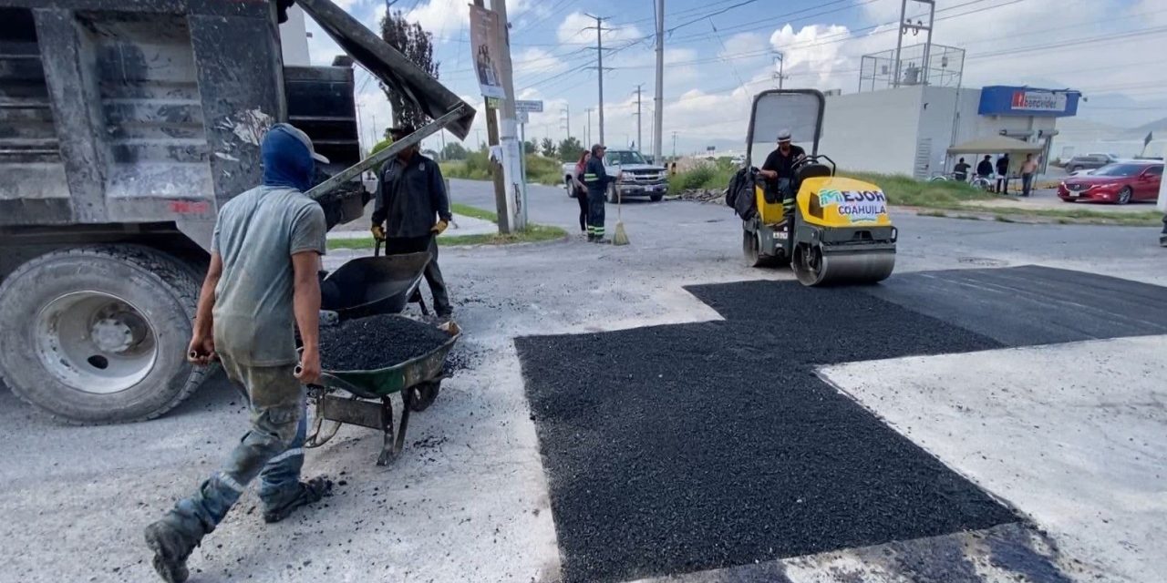 Sumarán nueve cuadrillas externas de bacheo para apoyar los trabajos en Saltillo