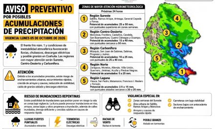 Seguirán las lluvias en Saltillo