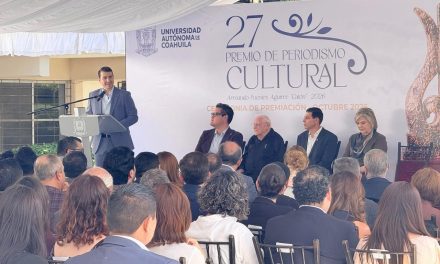 Reconoce UAdeC a ganadores del 27 Premio de Periodismo Cultural