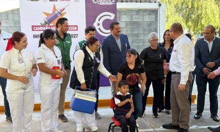 Inicia la campaña de vacunación contra la influenza en Coahuila